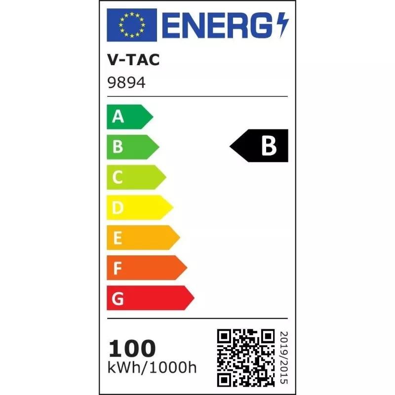 V-TAC Projektor LED V-TAC 100W 185Lm/W czarny VT-44105 4000K 18500lm