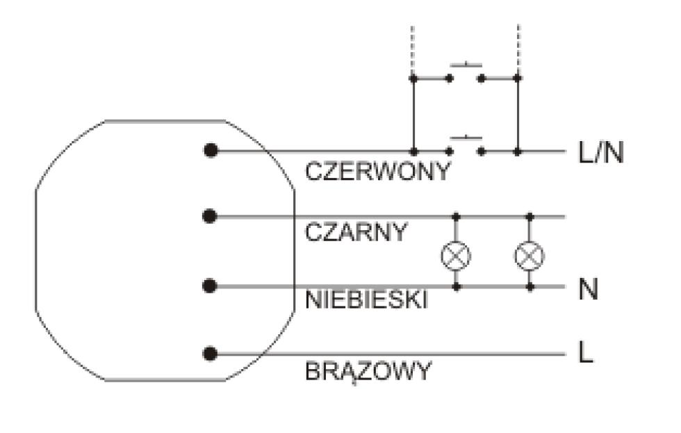 Przekaźnik bistabilny z wyłącznikiem czasowym do montażu podtynkowego BIS-4