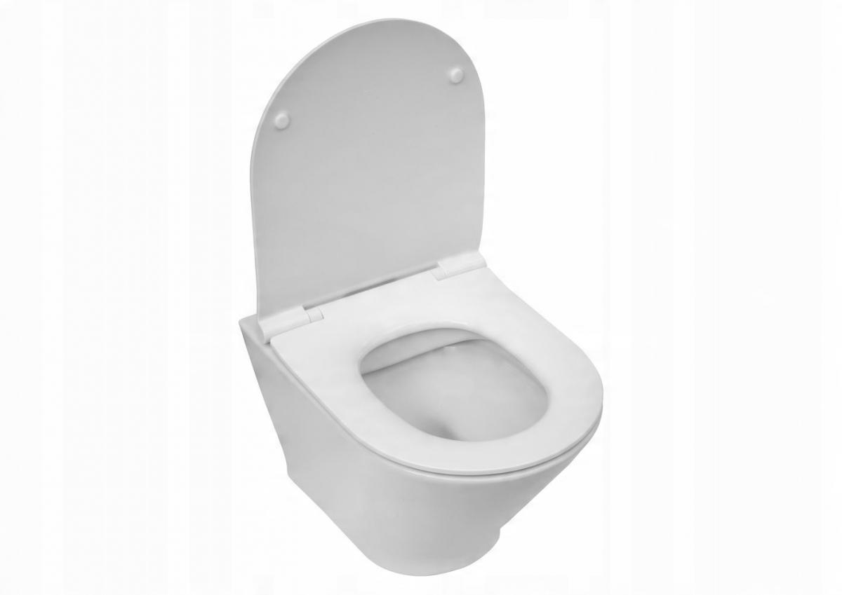 Miska wisząca GAP ROUND COMPACTO 48x36cm Rimless Biały ROCA[18]