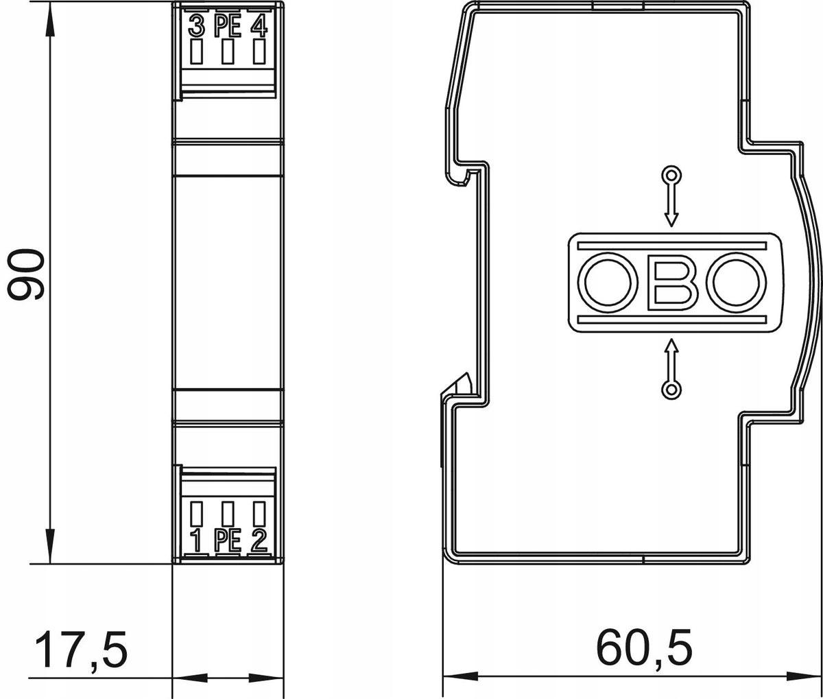 OBO BETTERMANN Bariera odgromowa 24V typ FRD 24