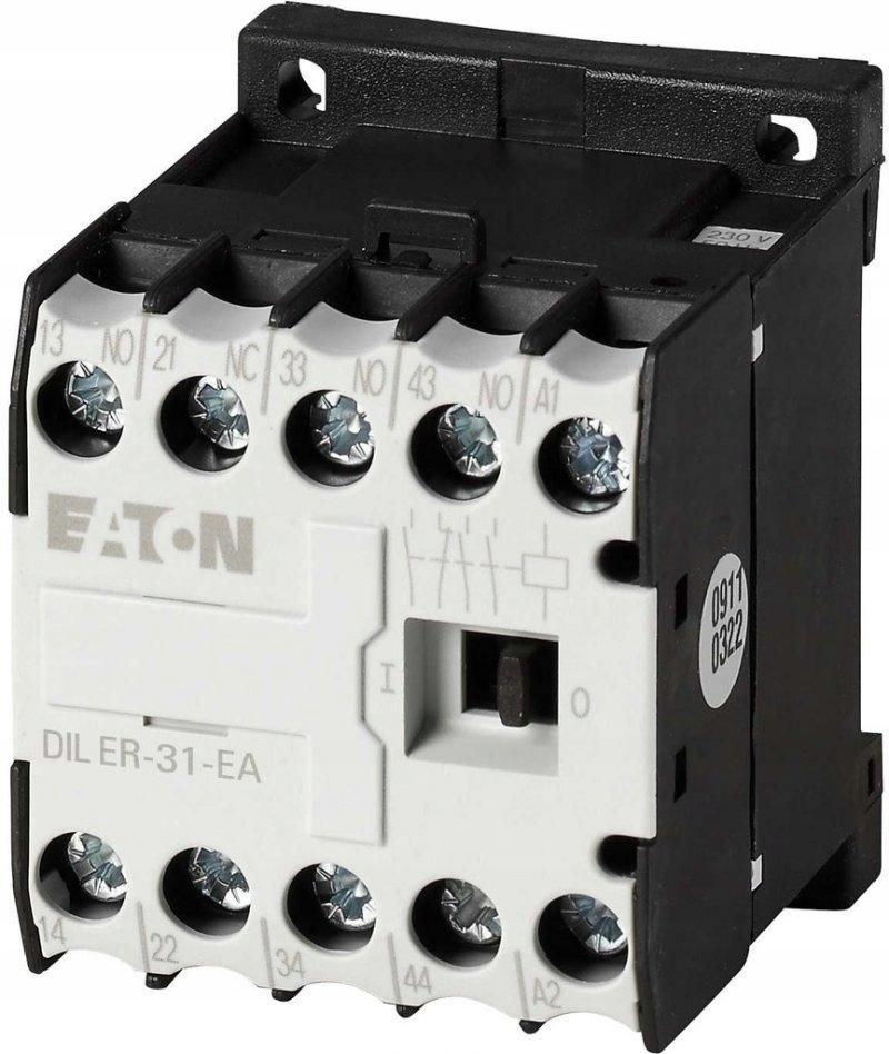 Stycznik pomocniczy miniaturowy, 3Z/1R, sterowanie 230VAC DILER-31-EA(230V5