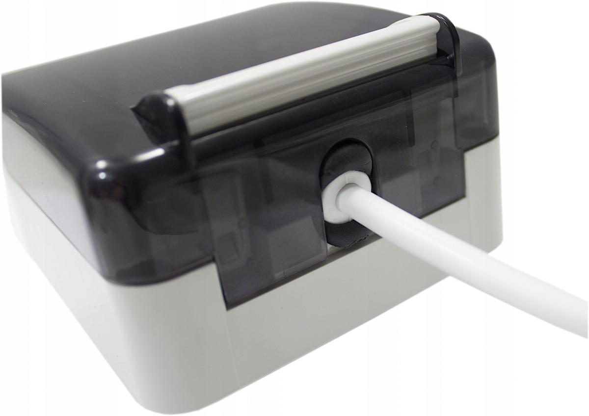 SCAME Gniazdo pojedyncze natynkowe 16A FRENCH M95 , IP66, szary, PROTECTA
