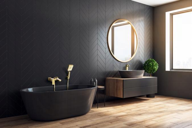 Bateria wannowa Valvex Loft Gold ścienna (bez akcesoriów)