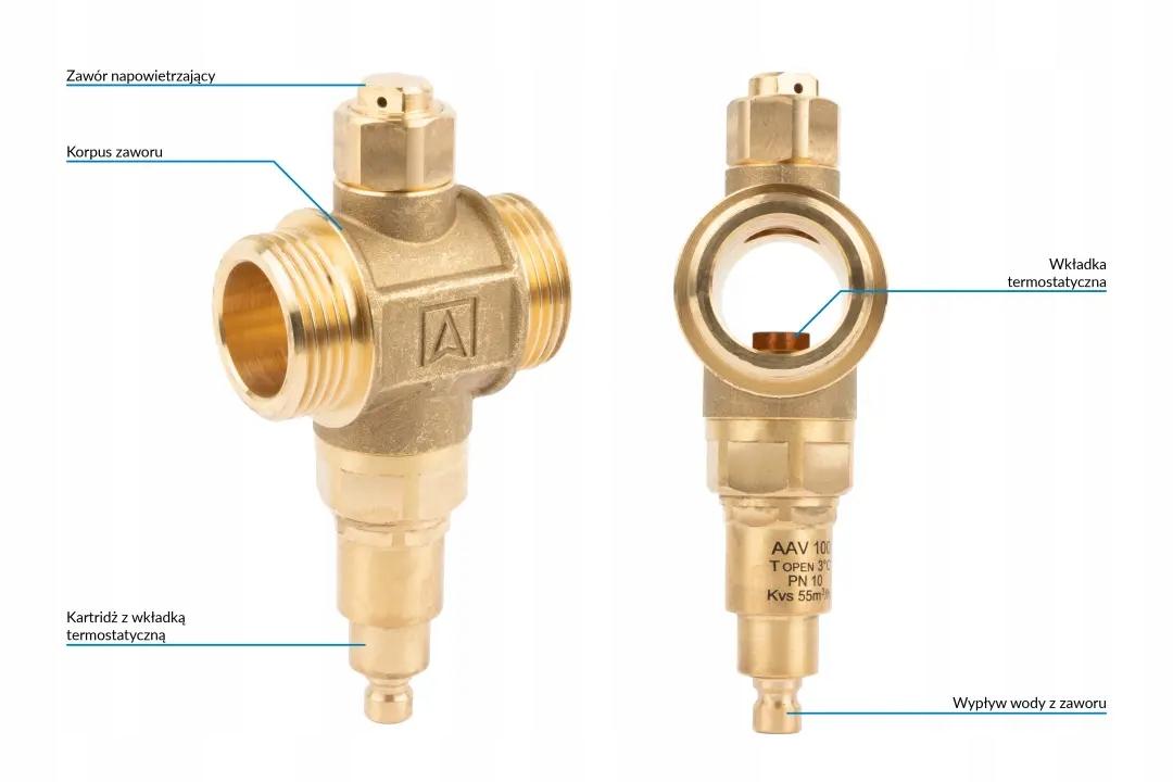 Zawór antyzamrożeniowy AFRISO AAV 100 Gz1 1710000 48h