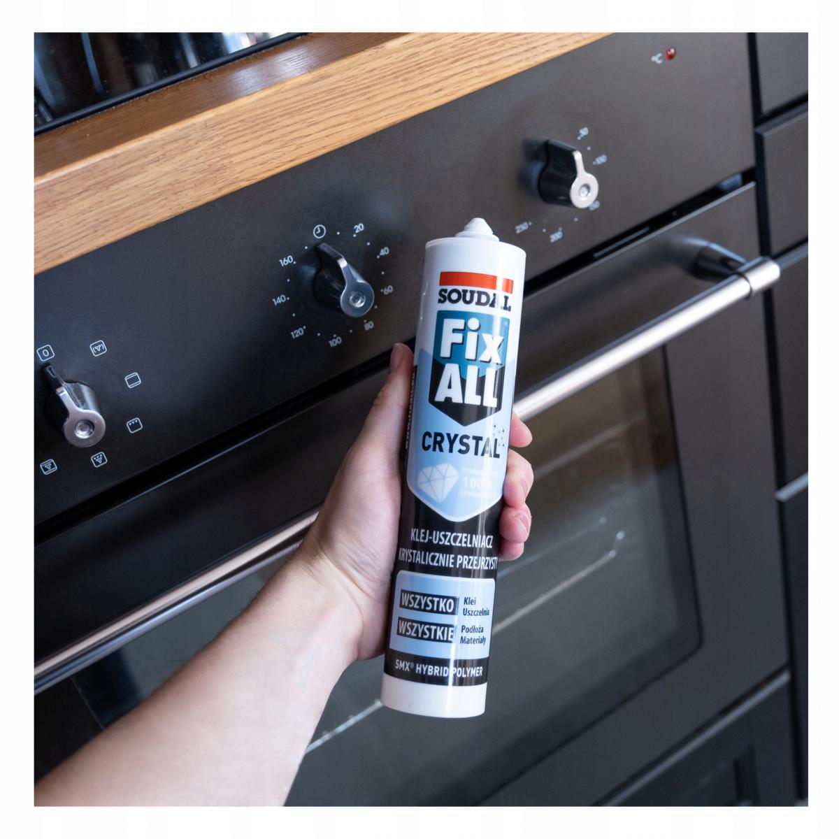 SOUDAL Fix all crystal 290ml bezbarwny klej-uszczelniacz hybrydowy