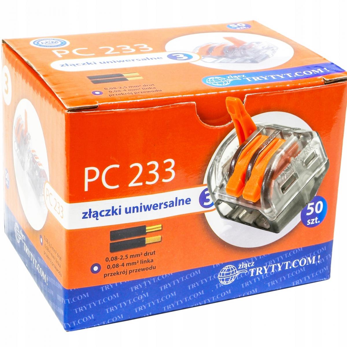 TRYTYT Uniwersalna szybkozłączka, wielokrotnego użytku PC233