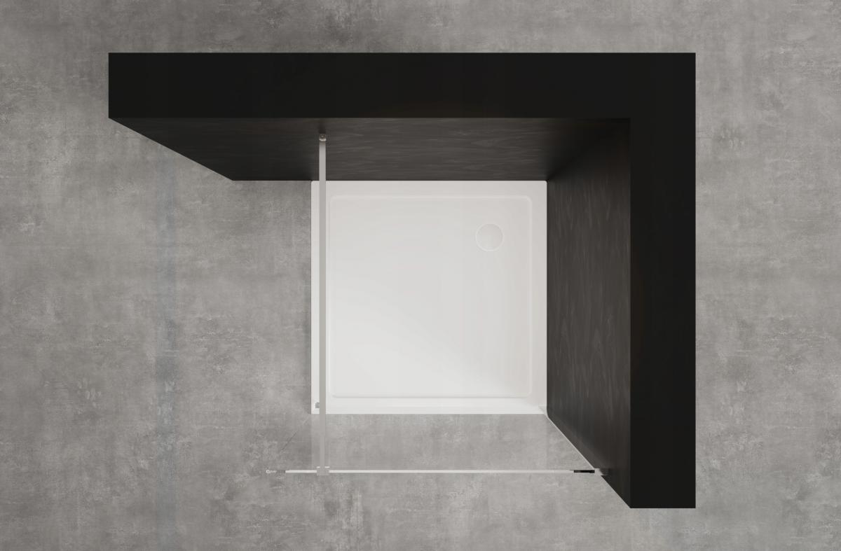 KABINA WALK-IN II 120X200CM TRANSP 8MM SHINY-GLASS CHROM