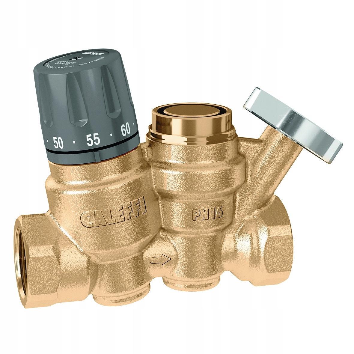 Termostatyczny zawór do cyrkulacji c.w.u. 1/2 z termometrem