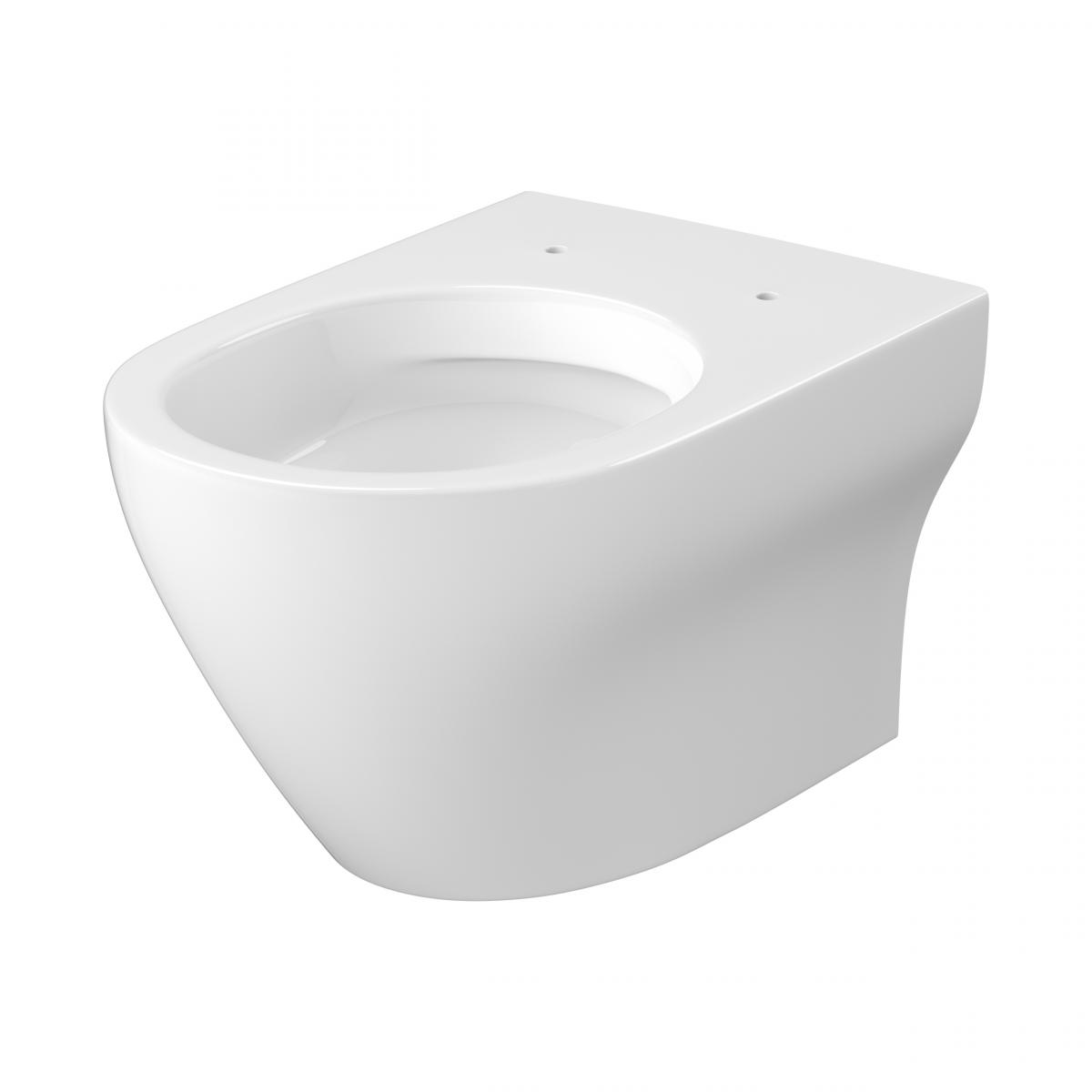 Zestaw C201 miska zawieszana LARGA PRO OVAL VORTEX , deska Larga slim wrap