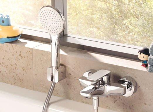 Bateria wannowo-natryskowa KLUDI PURE&STYLE 1-uchwytowa mosiężna chrom