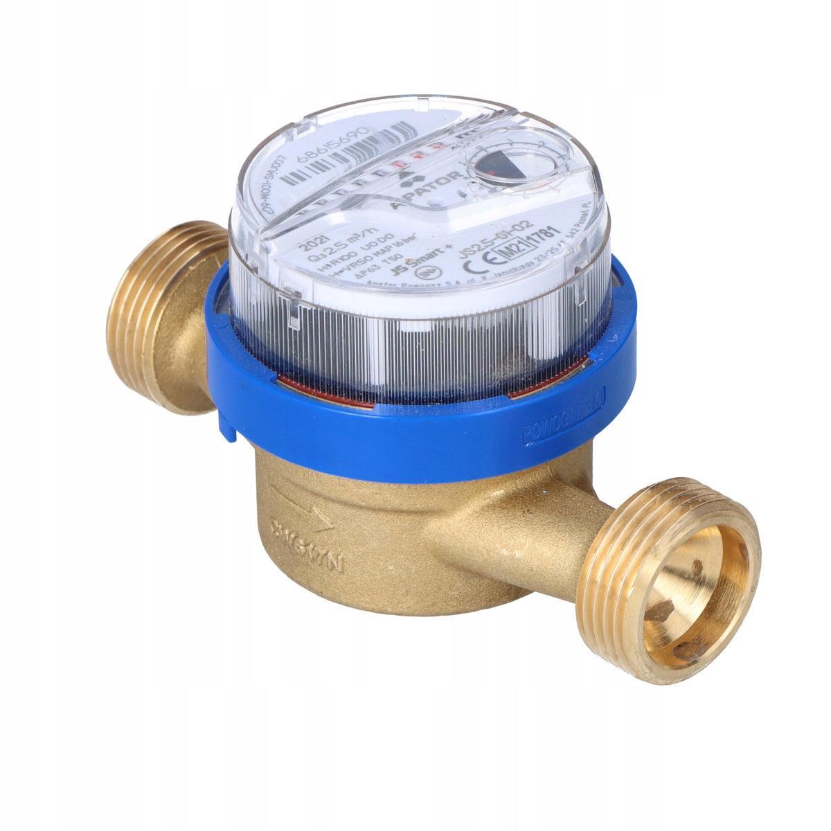 Wodomierz jednostrumieniowy SMART+ JS2,5-G1-02,R100, DN20, zimna woda