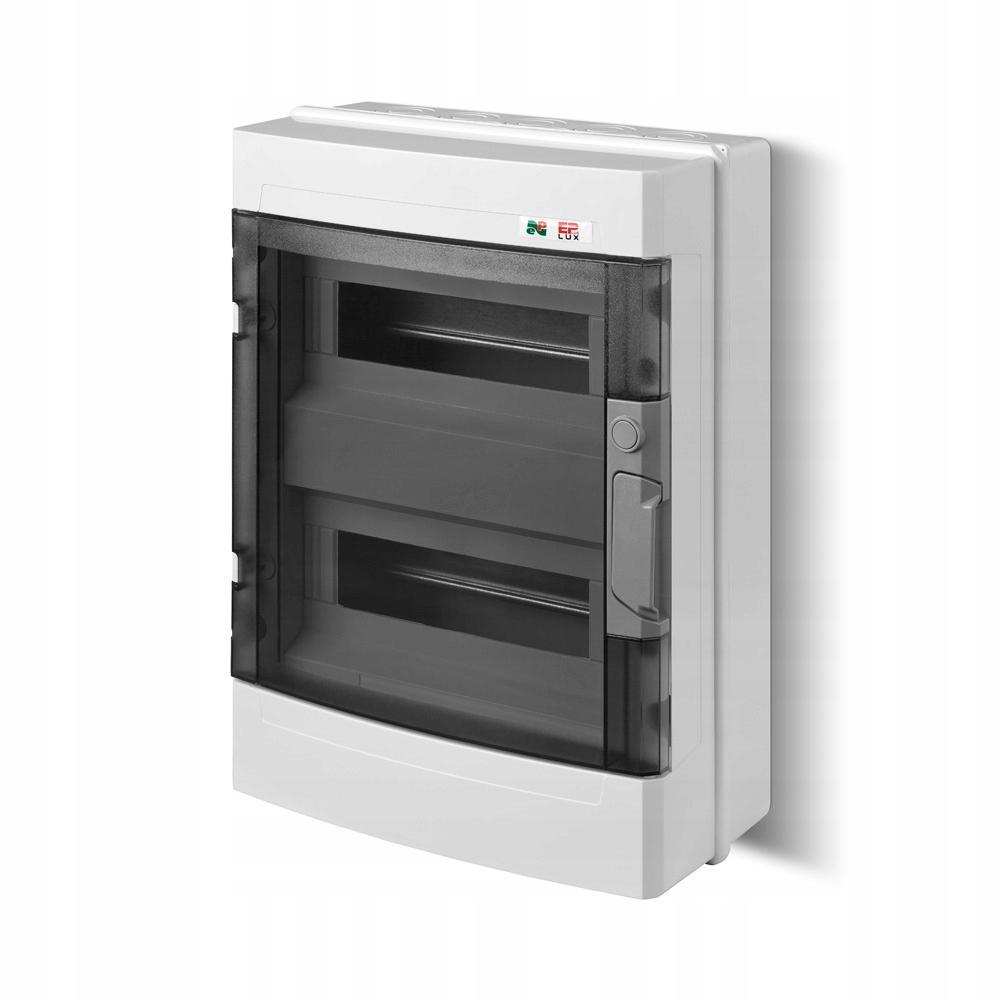 Rozdzielnica natynkowa EP-LUX + 2x12 modułów PV 1500V DC 1000V AC IP65 z sz