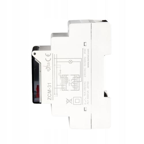 ZAMEL Programator czasowy 1-kanałowy, astronomiczny 230V AC ZCM-31