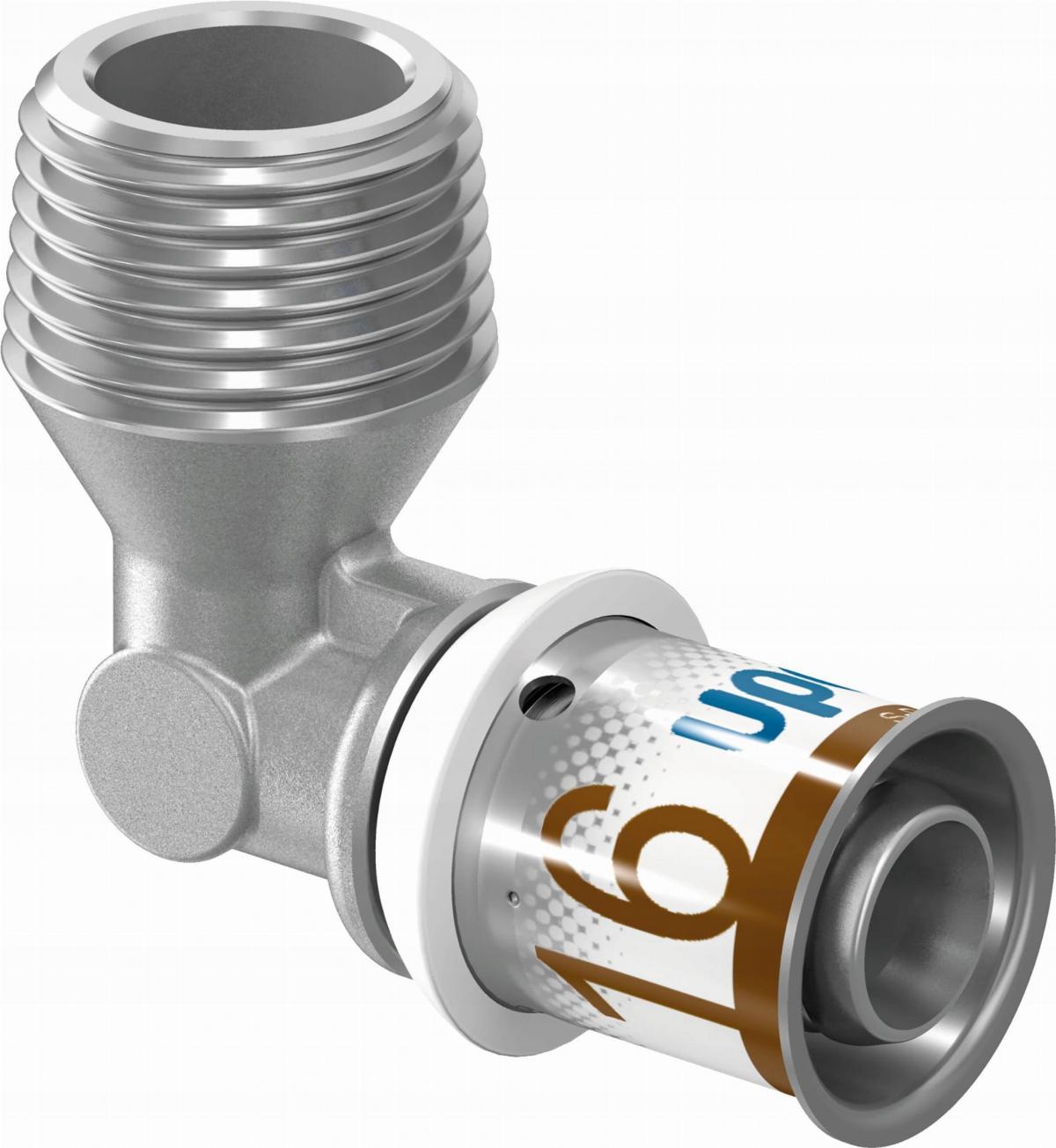 UPONOR Uponor S-Press PLUS kolano z gwintem zewn. 25-R3/4MT