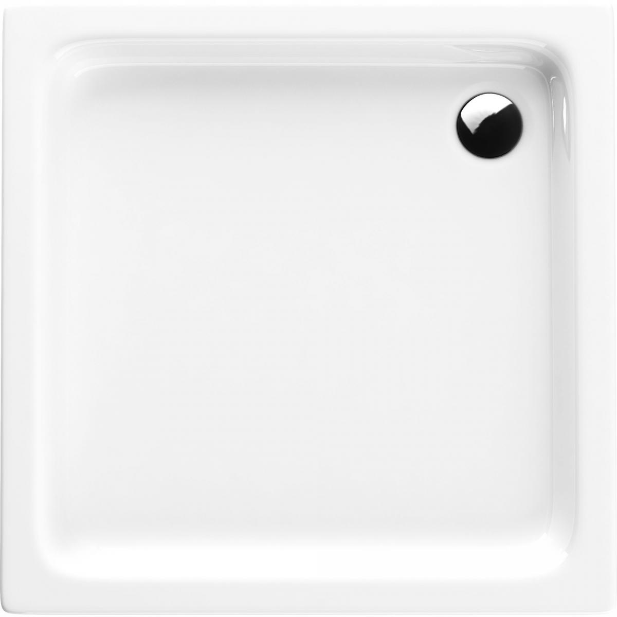 Brodzik akryl STABILSOUND kwadratowy 90x90x17 cm SCHEDPOL GRANDO PLUS