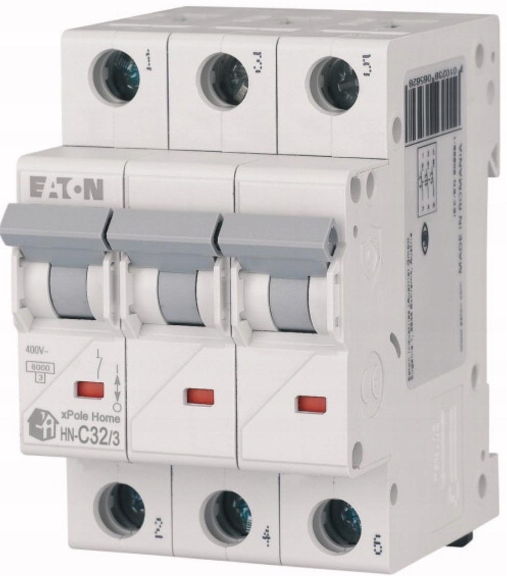 EATON Wyłącznik nadprądowy 6kA HN-C32/3