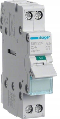 HAGER Rozłącznik izolacyjny modułowy 2P 25A 230V