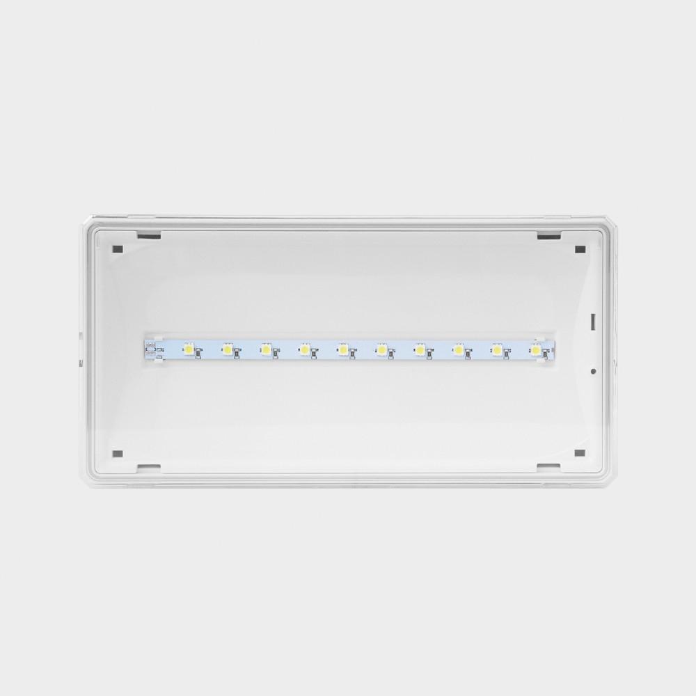 Oprawa awaryjna EXIT M LED IP65 1W 1h dwuzadaniowa AT biała ETE/1W/C/1/SA/A