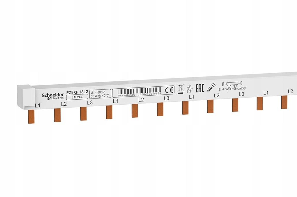 Szyna łączeniowa sztyftowa do górnych zacisków Easy9 Pro EZ9XPH357 3P 57 mo