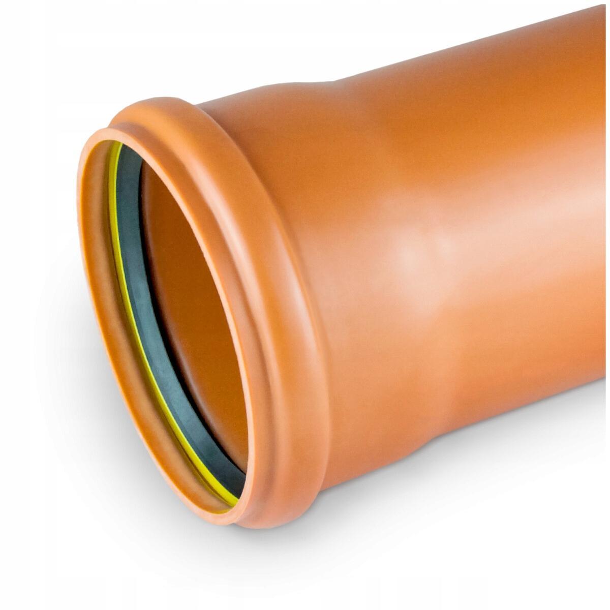 Rura kanalizacyjna zewnętrzna PVC 160X4.0X2000 SN4 KL.N ML (multilayer, spi