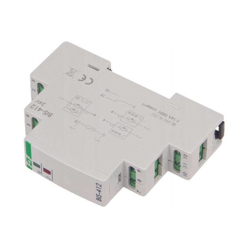 F&F Przekaźnik bistabilny grupowy U=24AC/DC BIS-412-24V