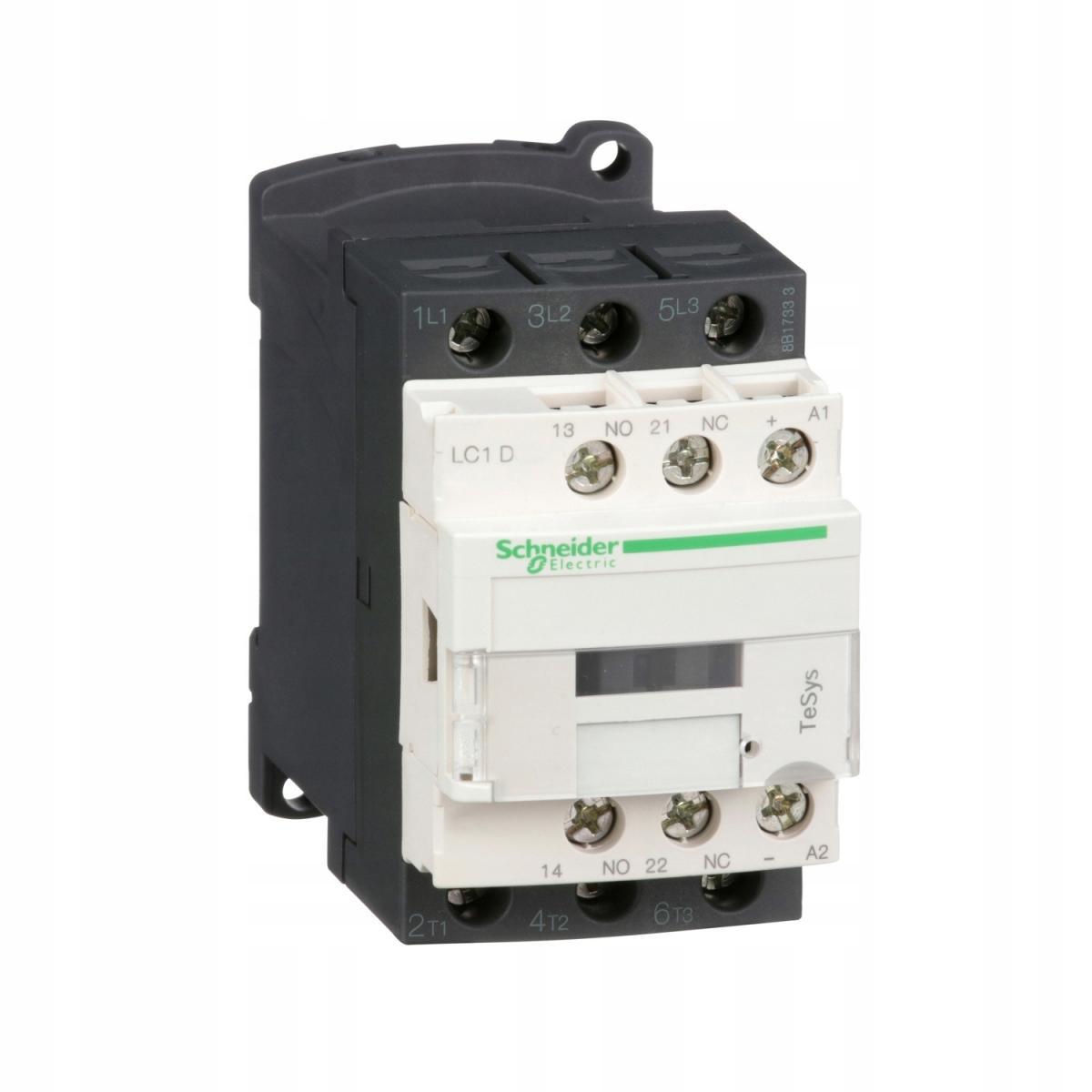 SCHNEIDER ELECTRIC Stycznik mocy TeSys D AC3 12A 3P 1NO 1NC cewka 24VDC