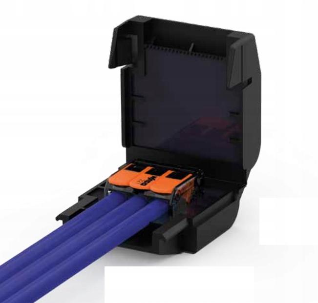 CELLPACK Puszka żelowa EASY-PROTECT 222 ze złączkami WAGO-COMPACT 221-412