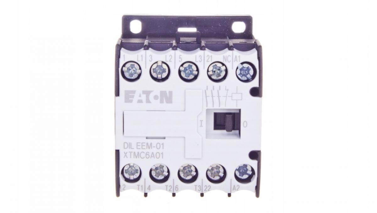 EATON Stycznik mocy AC-3/400V:3kW 3-biegunowy DILEEM-01(230V50HZ,240V60HZ)