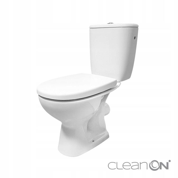 Kompakt 613 Arteco New CleanOn 3/5 l,odpływ poziomy, deska duruplastowa, wo