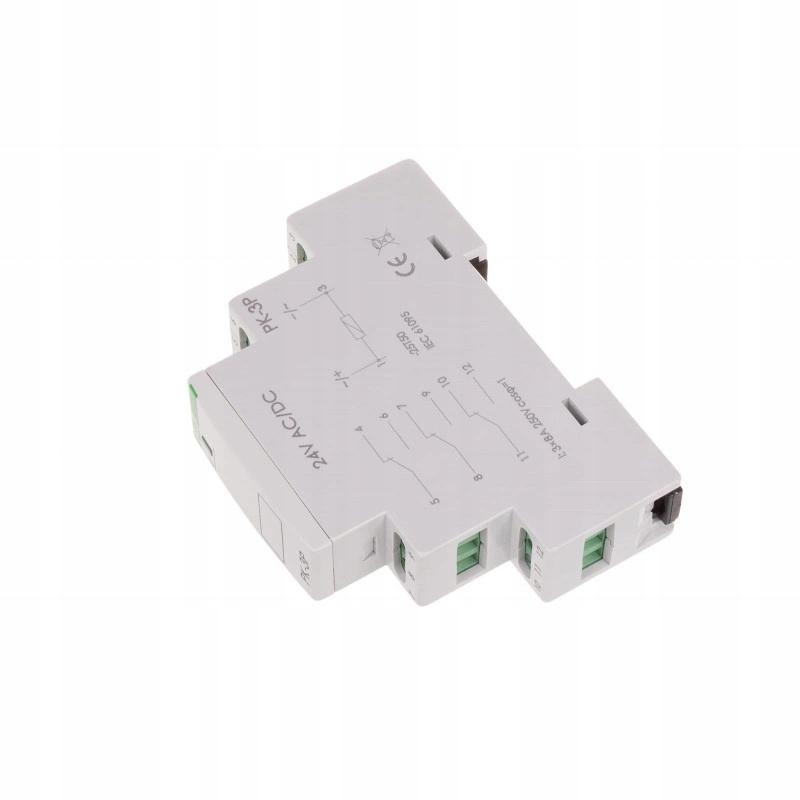 Przekaźnik elektromagnetyczny PK-4PR 12V 12V AC/DC styk: 2P I=2x8A 2R I=2x8