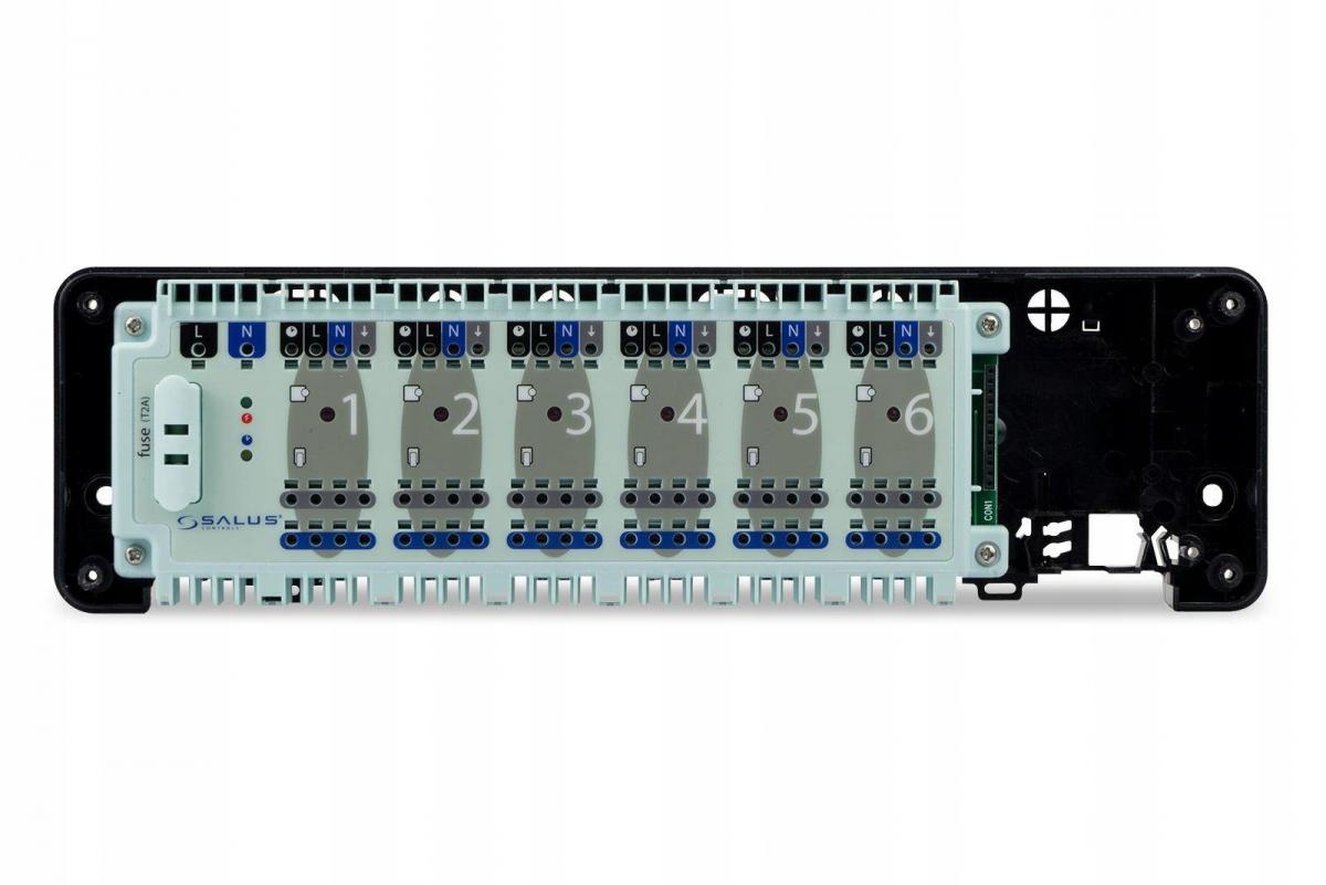SALUS Salus przewodowa listwa sterująca KL06-M, 6 stref, 230 V