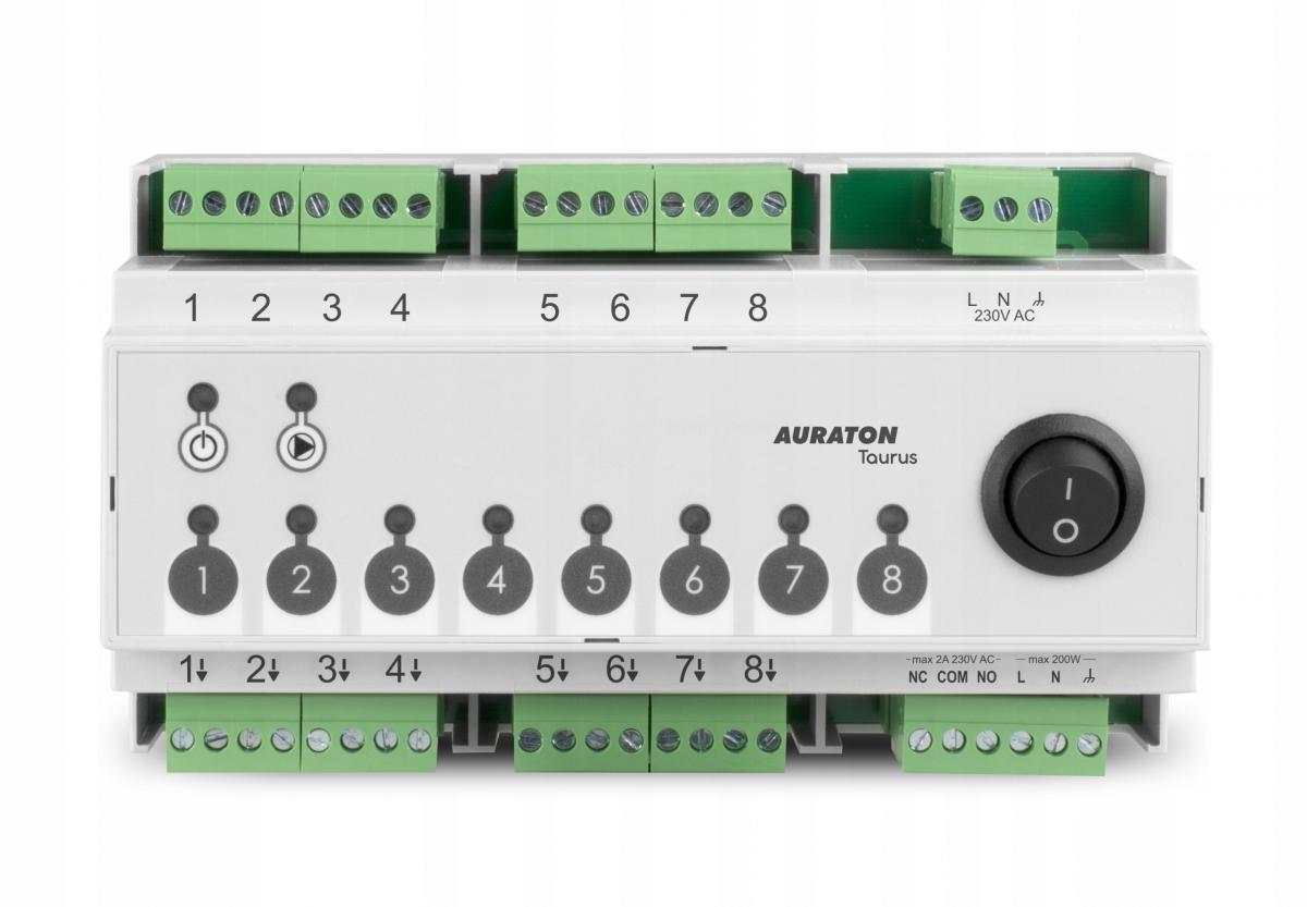 Listwa sterująca 8 siłownikami do mont w szafkach LARS Taurus