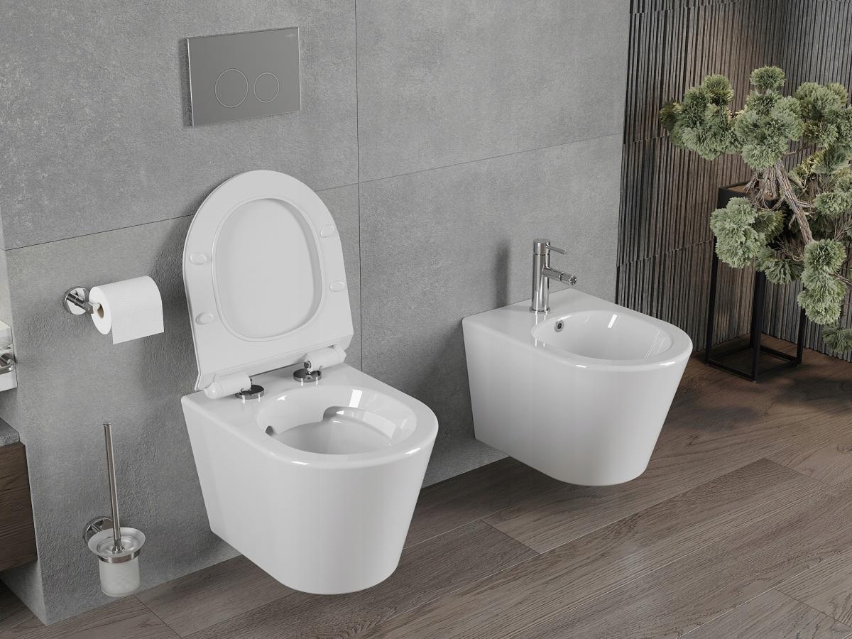 Miska wisząca ONA COMPACTO 48x36cm Rimless Biały SG ROCA[18]