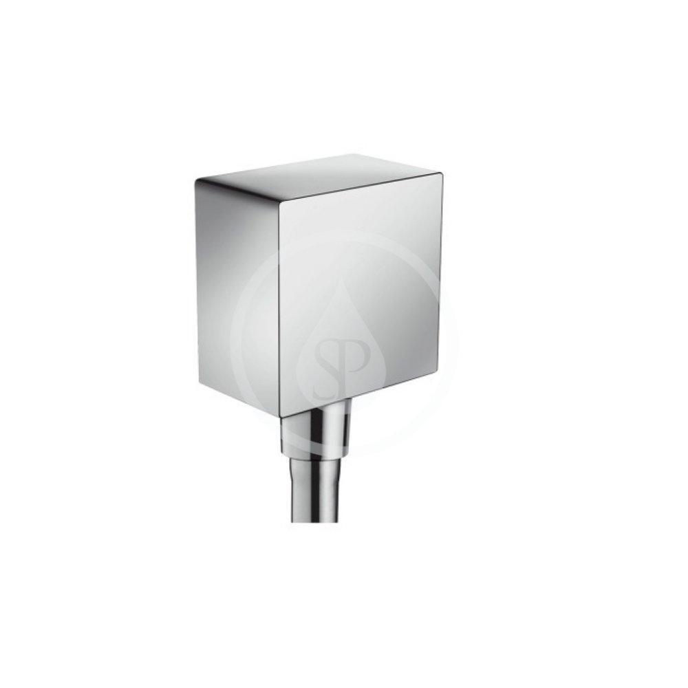 HANSGROHE FixFit Przyłącze węża Square z zaworem zwrotnym