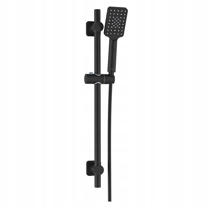 VALVEX LOFT BLACK Zestaw natryskowy przesuwny, 3-funkcyjny