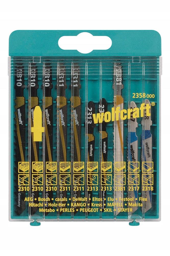 WOLFCRAFT Zestaw brzeszczotów do wyrzynarki T