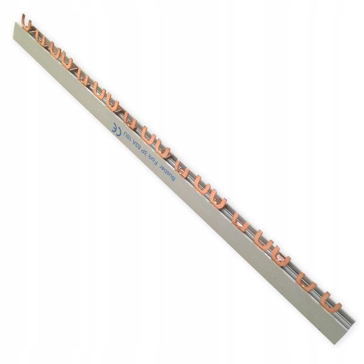 SCHNEIDER ELECTRIC Szyna widełkowa R9XFH318 63A 3-biegunowa 18 modułów