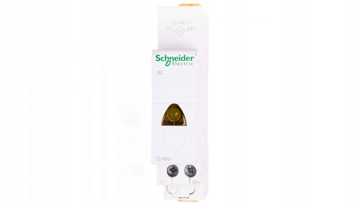 SCHNEIDER ELECTRIC Lampka pojedyncza iIL-1-Y-24 żółta 12...48 V AC/DC