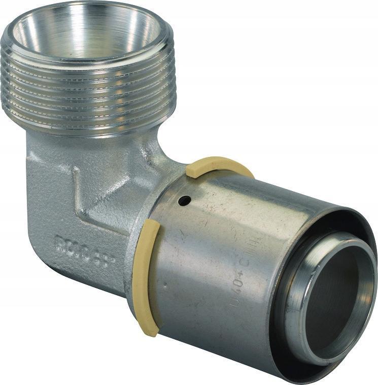 Uponor S-Press kolano z gwintem zewn. 40-R1 1/4MT