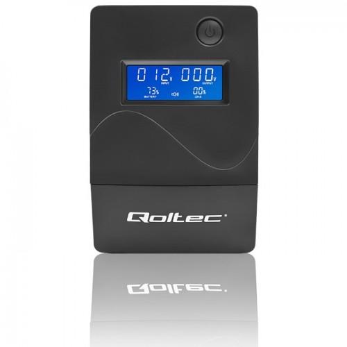 QOLTEC Zasilacz awaryjny UPS Monolith 450VA 240W LCD USB RJ45