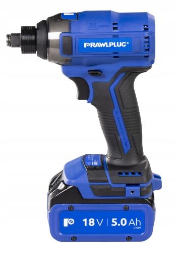 Zakrętarka udarowa 18V: 210NM: 2x akumulator 5,0AH: SZYBKA ŁADOWARKA 6,5A