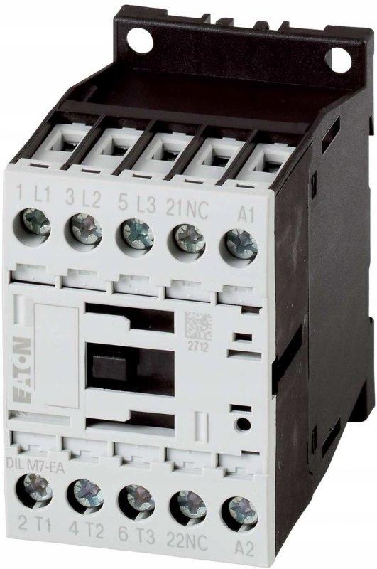 EATON Stycznik 3kW/400V, sterowanie 24VDC DILM7-10-EA(24VDC)