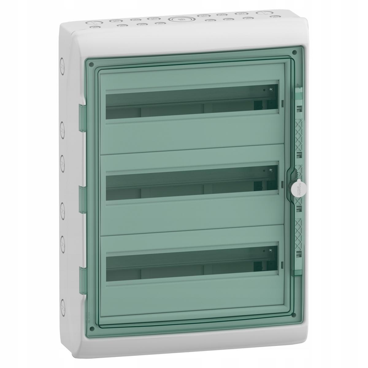 Obudowa natynkowa Mureva (dawna Kaedra) IP65 MRV-3-18-NT-T drzwi transparen