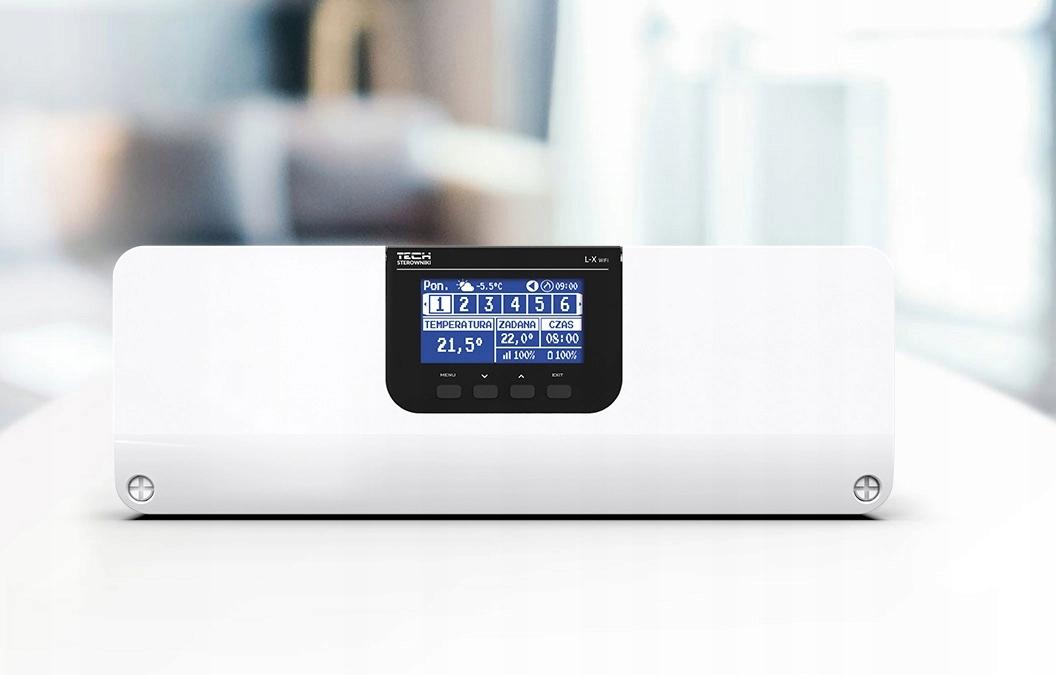 Sterownik zaworów termostatycznych przewodowo/bezprzewodowo TECH L-X Wi-Fi