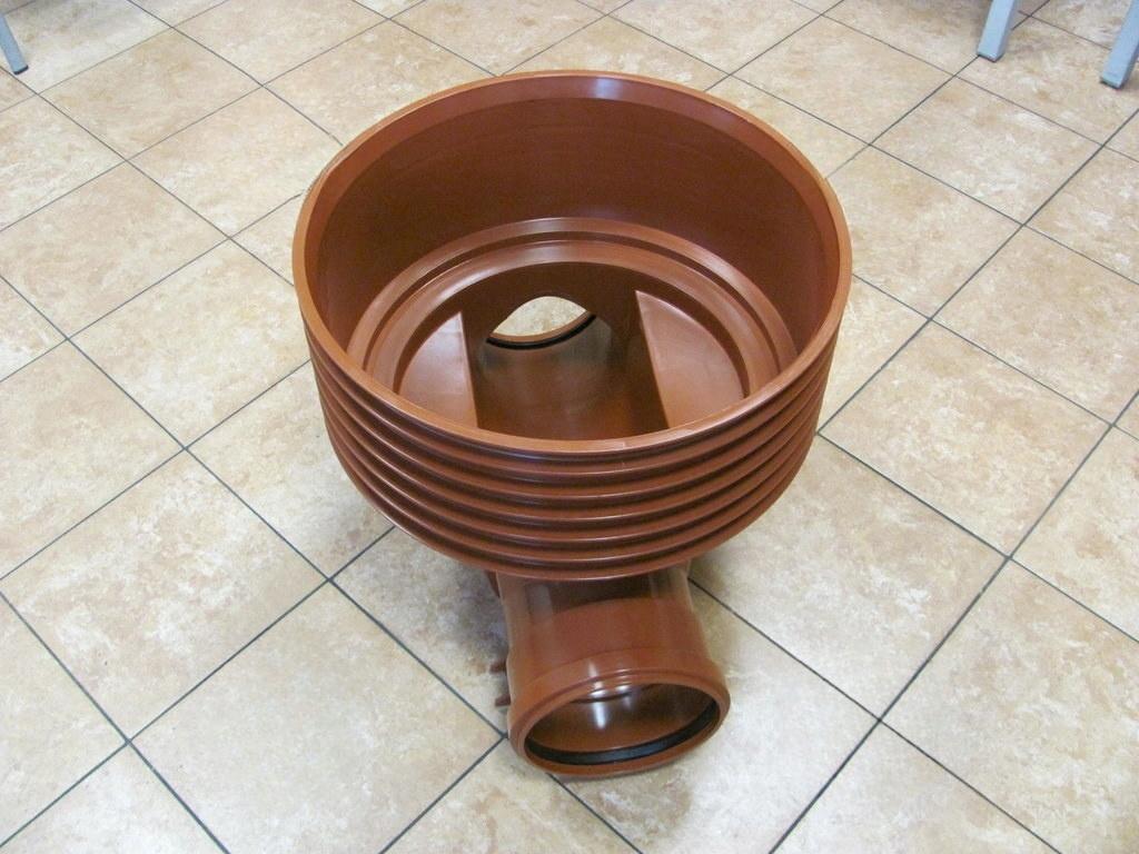 Kineta PP 425x160, typ1 przelotowa, do rury wznoszącej korugowanej DN/ID 42