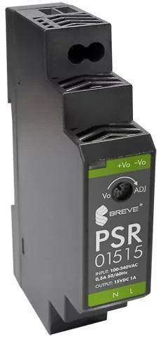 Zasilacz impulsowy PSR 01515 230/ 15VDC 1A 15W na szynę DIN, Uzas: 85-264VA