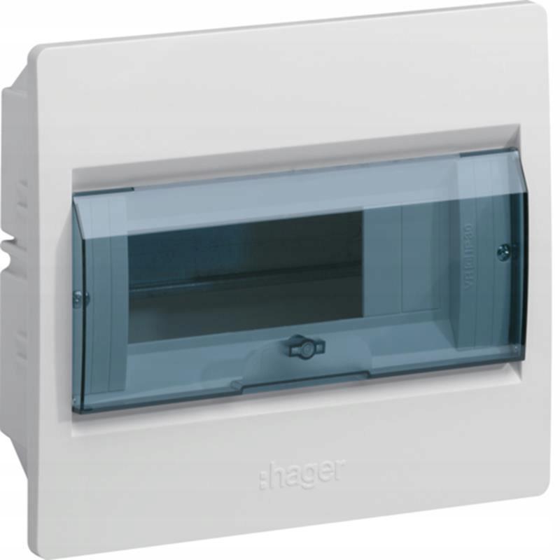 HAGER Rozdzielnica IC2 1x8 modułowa p/t IP40 drzwi transparentne