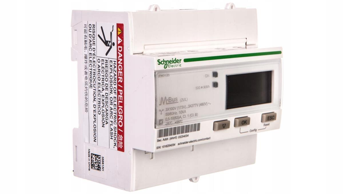 SCHNEIDER ELECTRIC Licznik energii trójfazowy 63A kl 1 MID M-Bus
