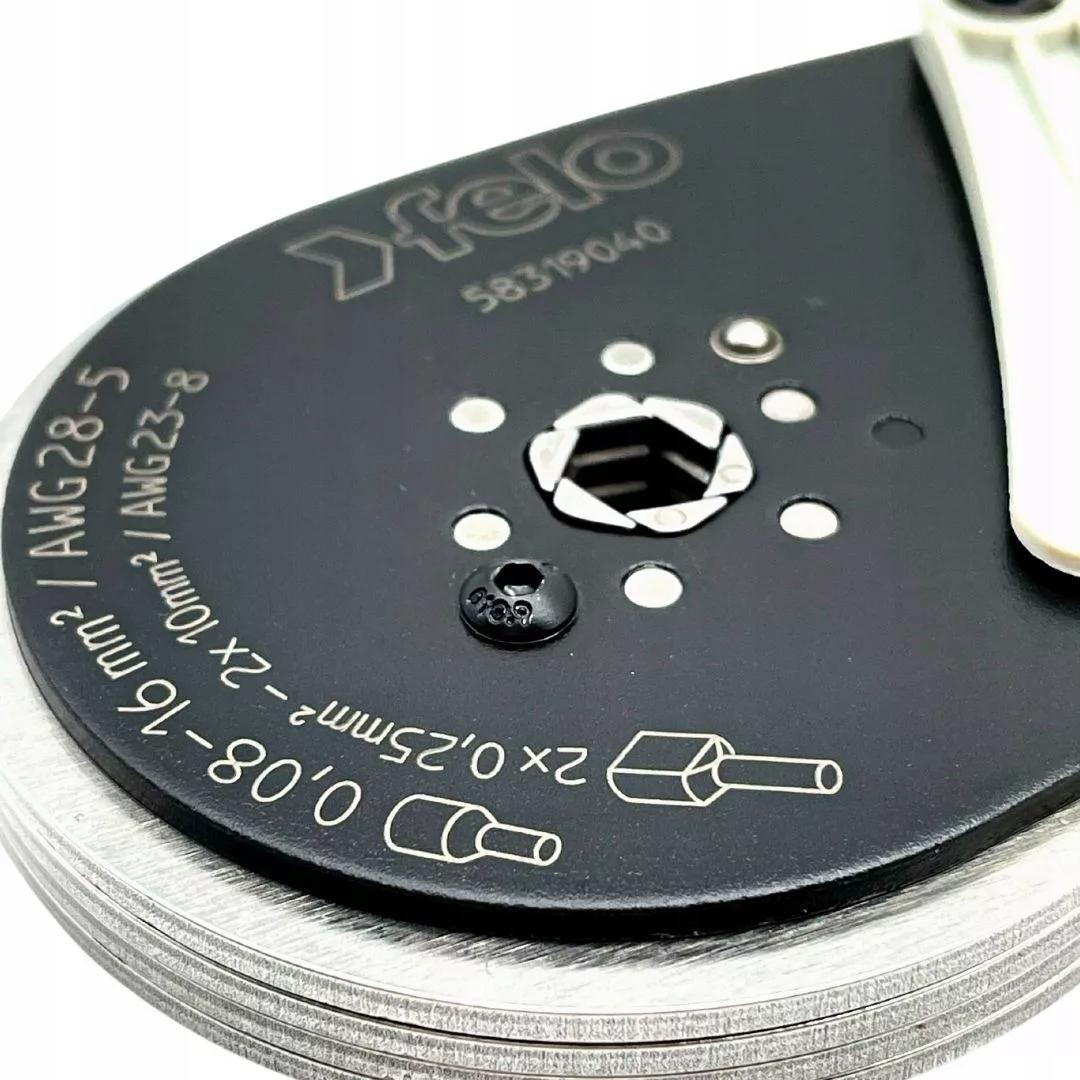 Zaciskarka do tulejek kablowych 0,08 - 16 mm2