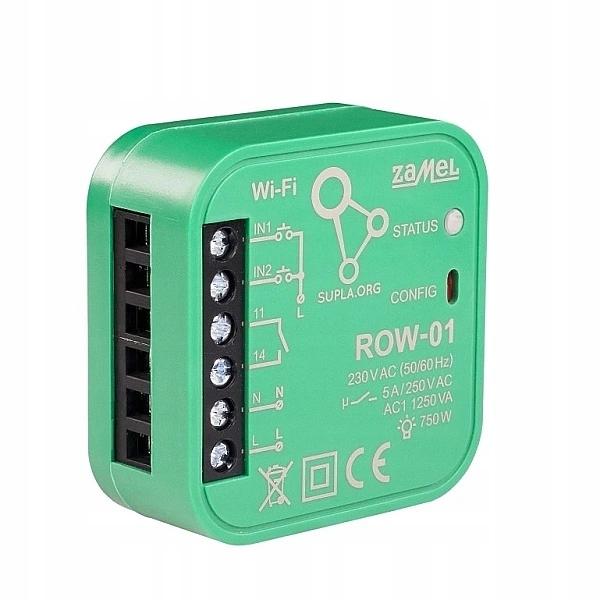 ZAMEL Sterownik rolet WI-FI typ: SRW-01, SUPLA